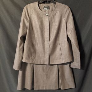 2 piece skirted suit